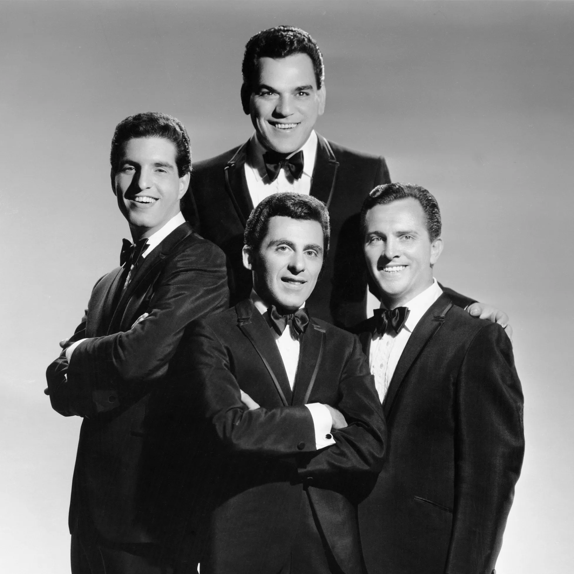 Frankie Valli and The Four Seasons classic portrait.