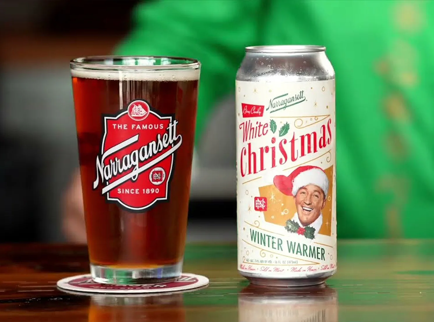 Bing Crosby Narragansett White Christmas Beer